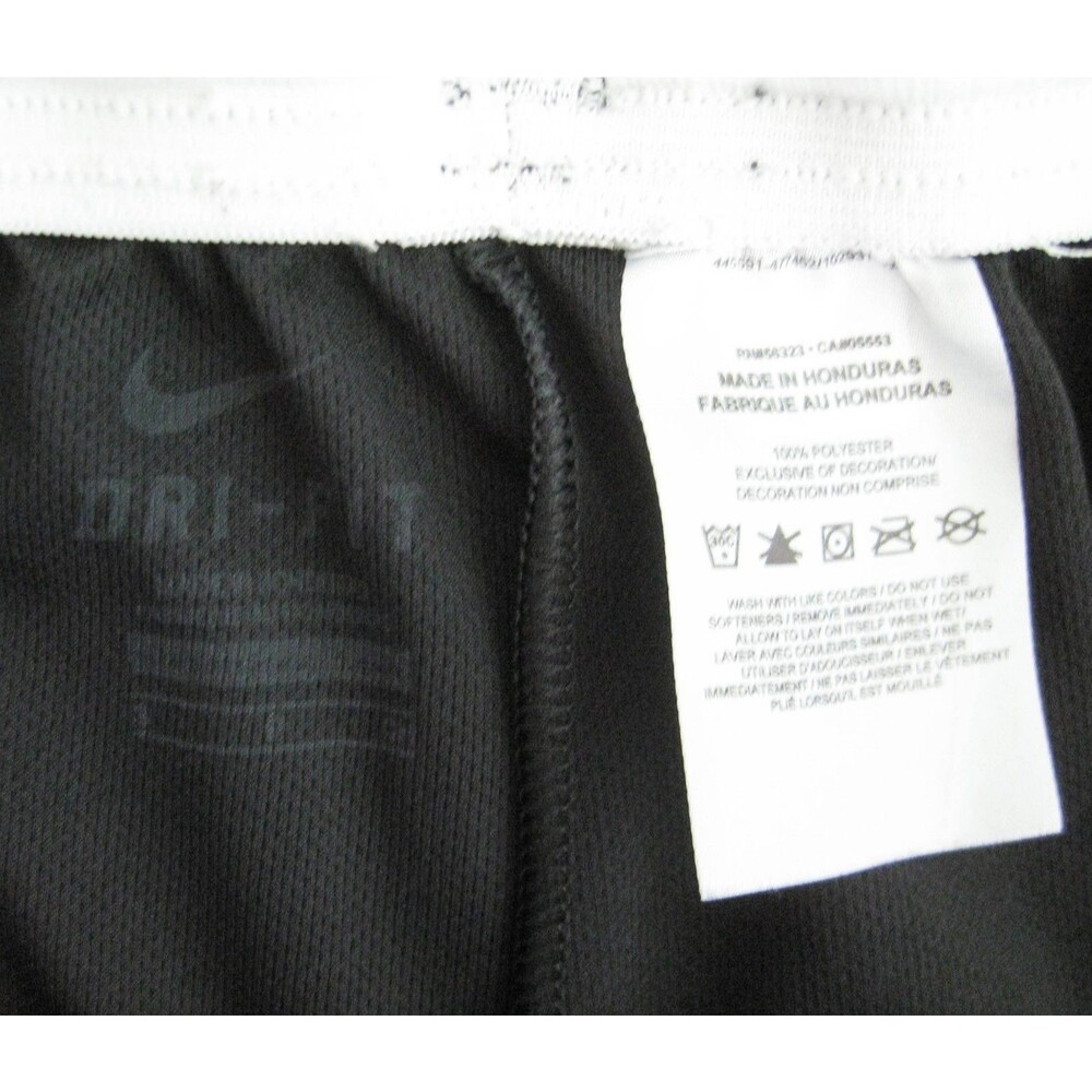 Nike Running Shorts Womens Large Black Athletic Logo Shorts Sports Gym Fitness - Picture 3 of 4